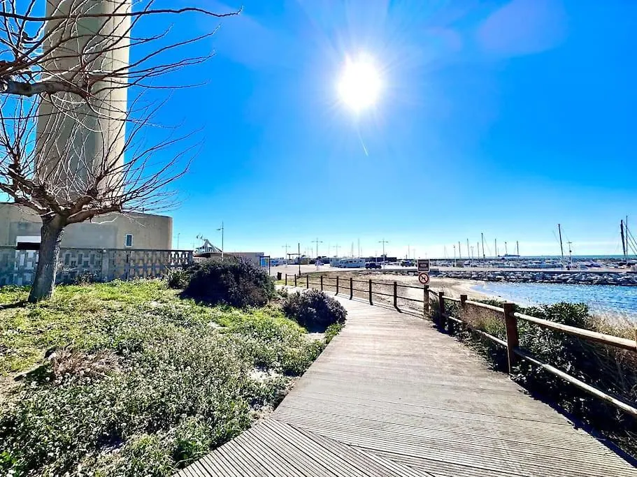 Apartmán Le Coin De Mer 2, Bord De Mer, Plage 30M, Cosy, Clim, Wifi, 4 Personnes Fos-sur-Mer